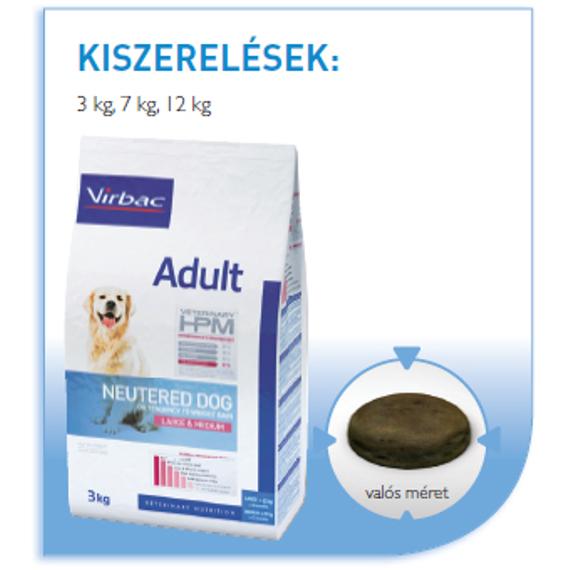 Senior Neutered Dog Large & medium ivartalanított idős kutyák számára 12 kg