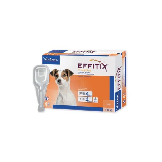 EFFITIX spot-on 4kg-10kg közötti közepes testű kutyáknak 