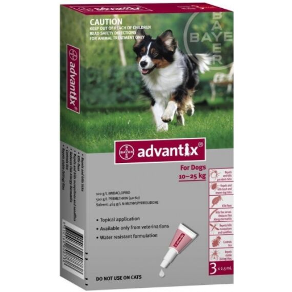 Advantix Spot-on A.U.V. 10-25 kg-os kutyáknak 1db