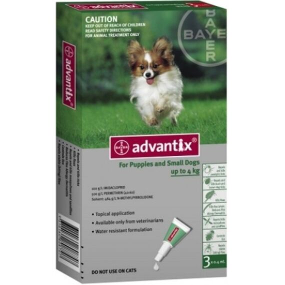 Advantix Spot-on A.U.V. 4kg alatti kutyáknak 1 db