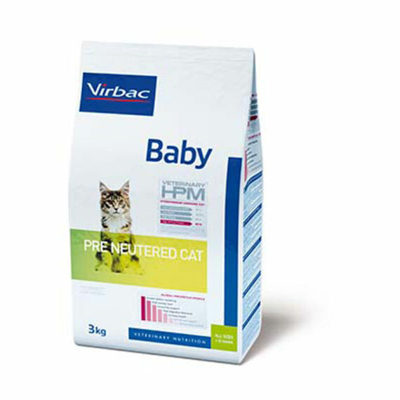 Virbac  Baby Pre Neutered cat kölyökmacskáknak 0,4kg