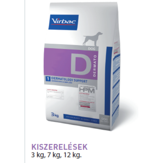 Virbac DOG "Szőr és bőrbarát"- Dermatology support 3 kg 