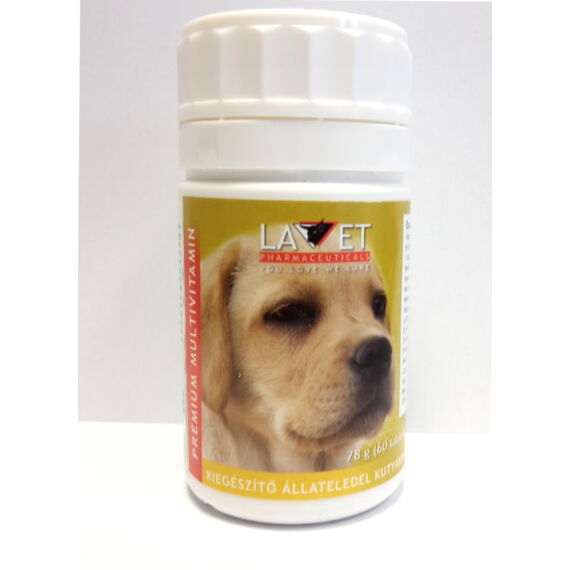 Lavet Prémium Multivitamin tabletta kutyáknak 60db