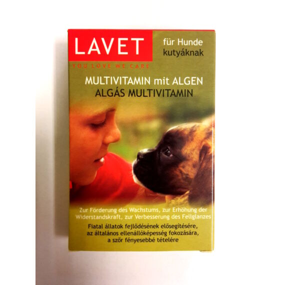Lavet Algás Multivitamin tabletta kutyáknak 50db