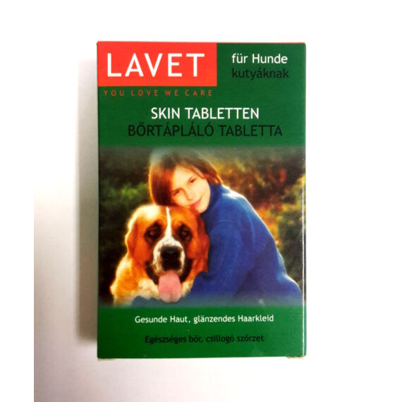 Lavet Bőrtápláló tabletta kutyáknak 50db