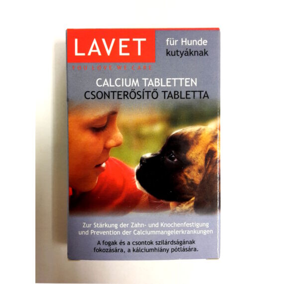 Lavet Calcium Csonterősítő tabletta kutyáknak 50db