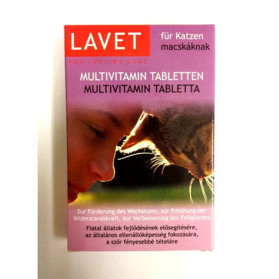 Lavet Multivitamin tabletta macskáknak 50db