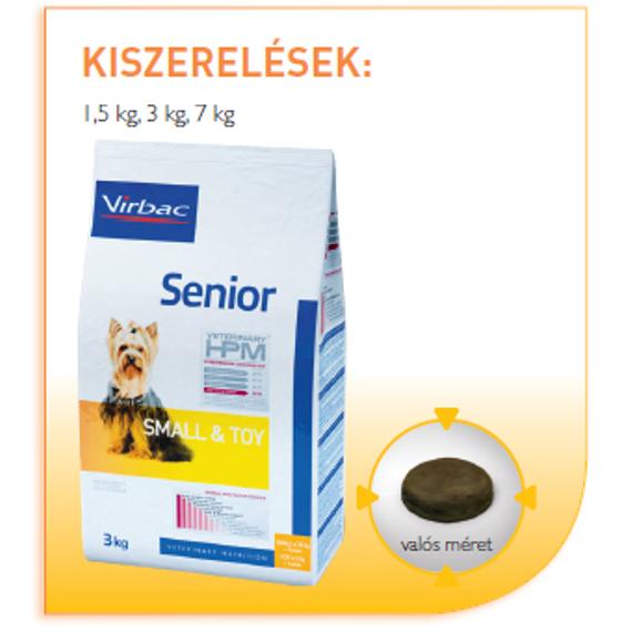Virbac Senior Small & Toy táp kistestű idős kutyák számára 7 kg
